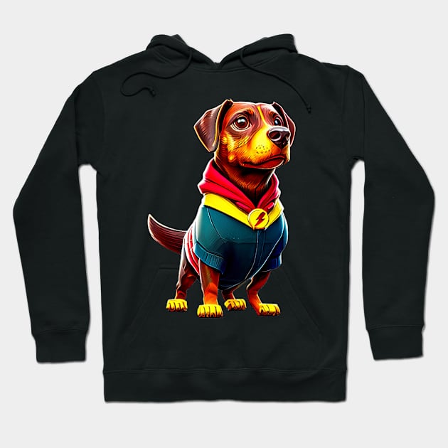 Proud and Regal: Dachshund in Senegal Tee Hoodie by fur-niche